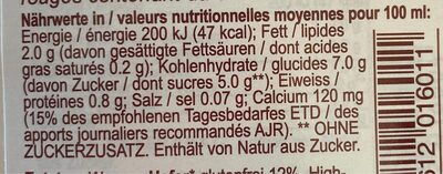Swiss Cereal Drink Hafer Plus Avoine - Tableau nutritionnel