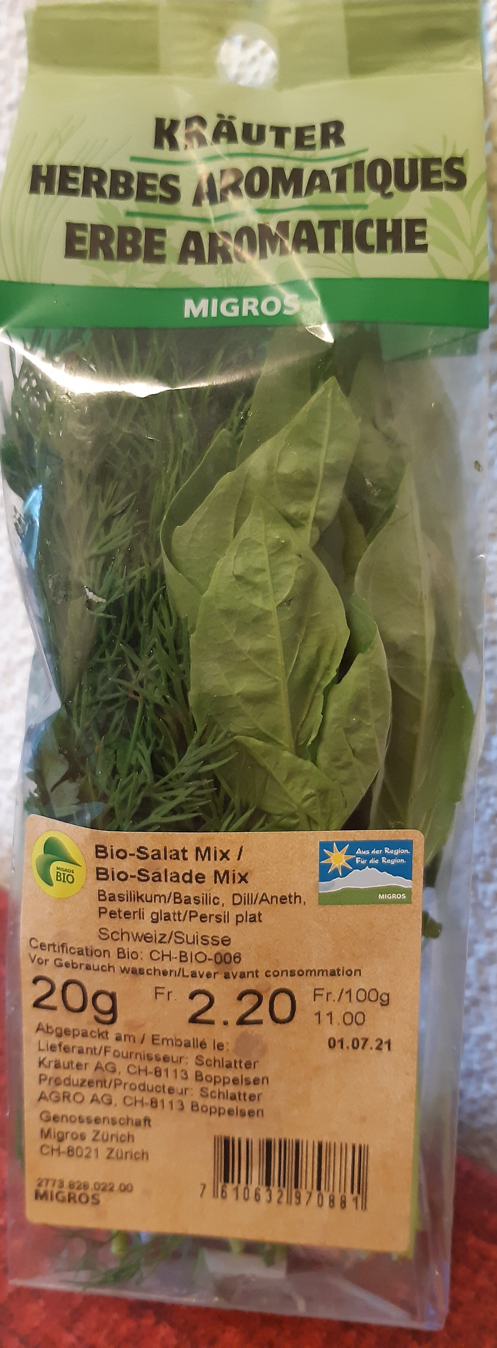 Bio-Salade Mix - Produit