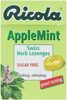 Ricola Swiss Herbal Apple Mint Lozenges Sugar Free - Product