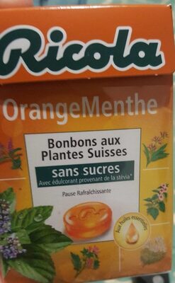 Orange Menthe sans sucres avec édulcorant provenant de la stévia - Product - fr
