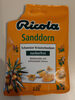 Schweizer Kräuterbonbon Sanddorn zuckerfrei - Produkt