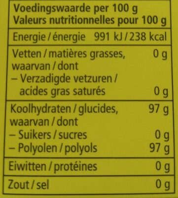 Lemon Mint - Voedingswaarden - fr