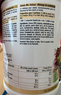 salat mix - Ingredients - fr
