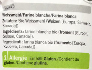 Farine blanche - المكونات - fr