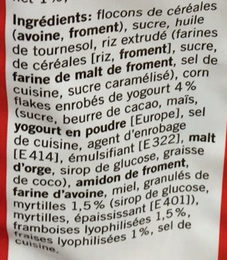 Crunch Muesli beeren & yogurtflakes - Ingredienti - fr