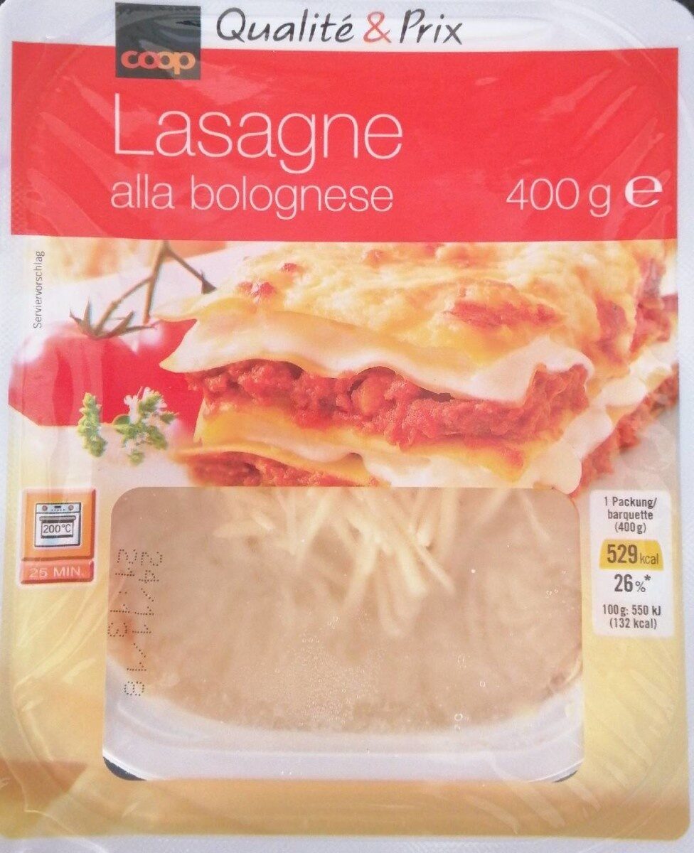 Lasagne Alla Bolognese - Prodotto - fr