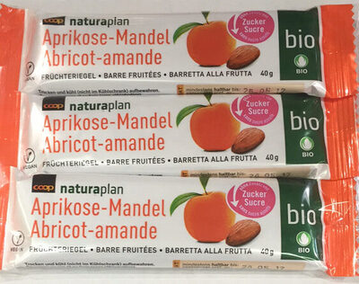 Barre fruitées abricot-amande bio - Produit