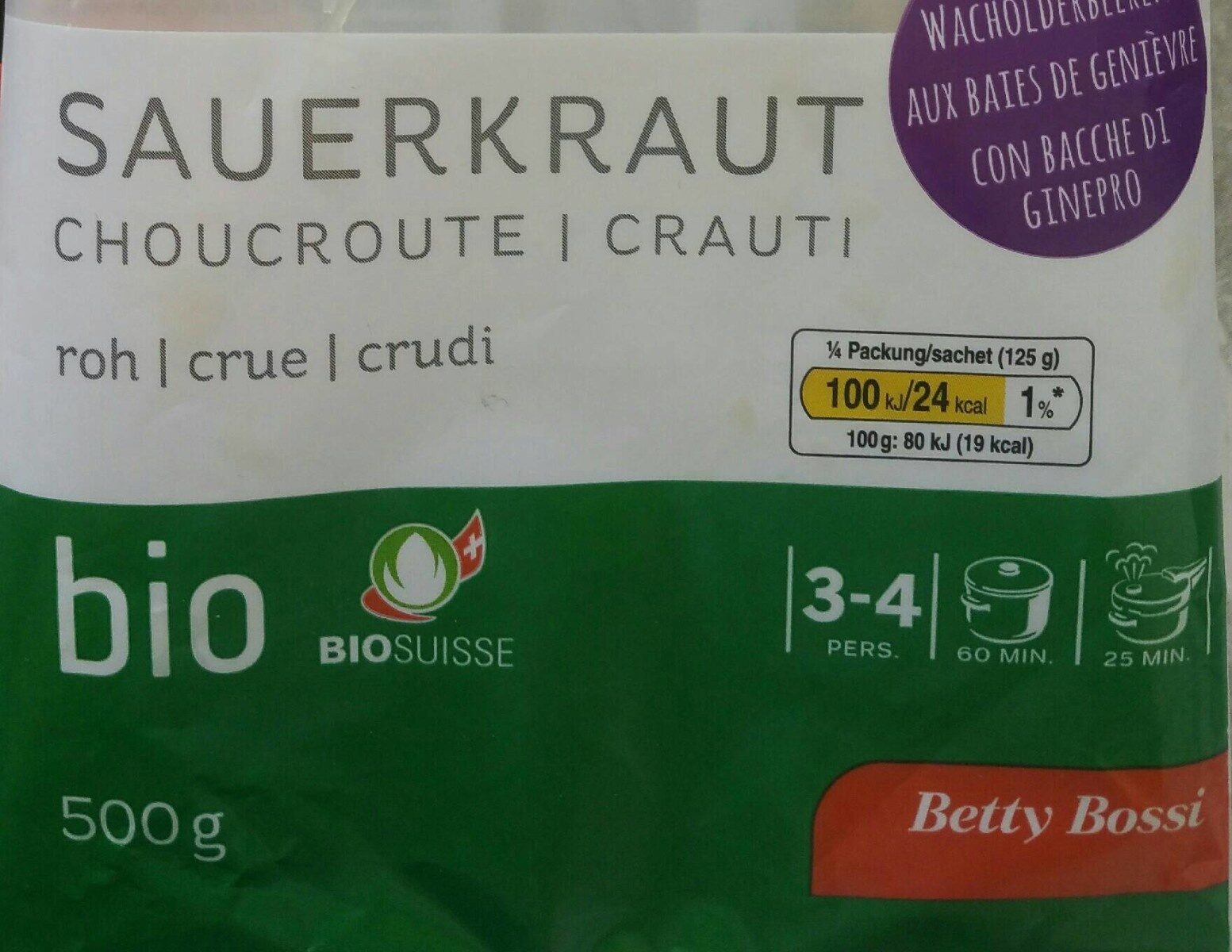 Choucroute aux baies de genièvre - Product - fr