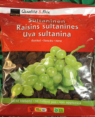 Raisins sultanines foncés - Prodotto - fr