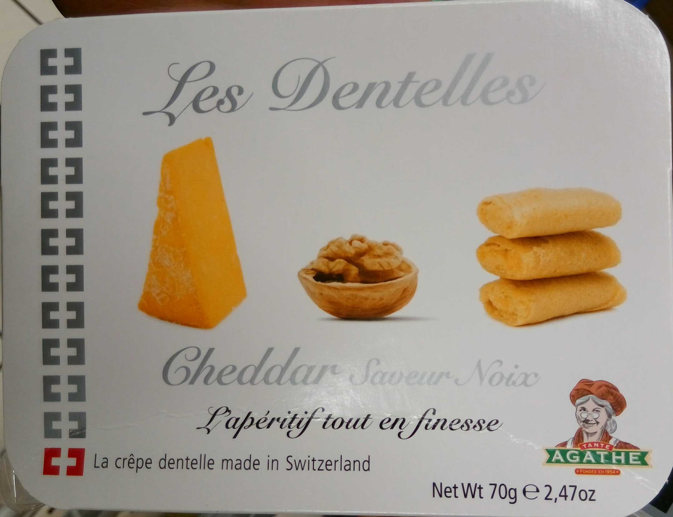 Les Dentelles Cheddar saveur noix - Product - fr