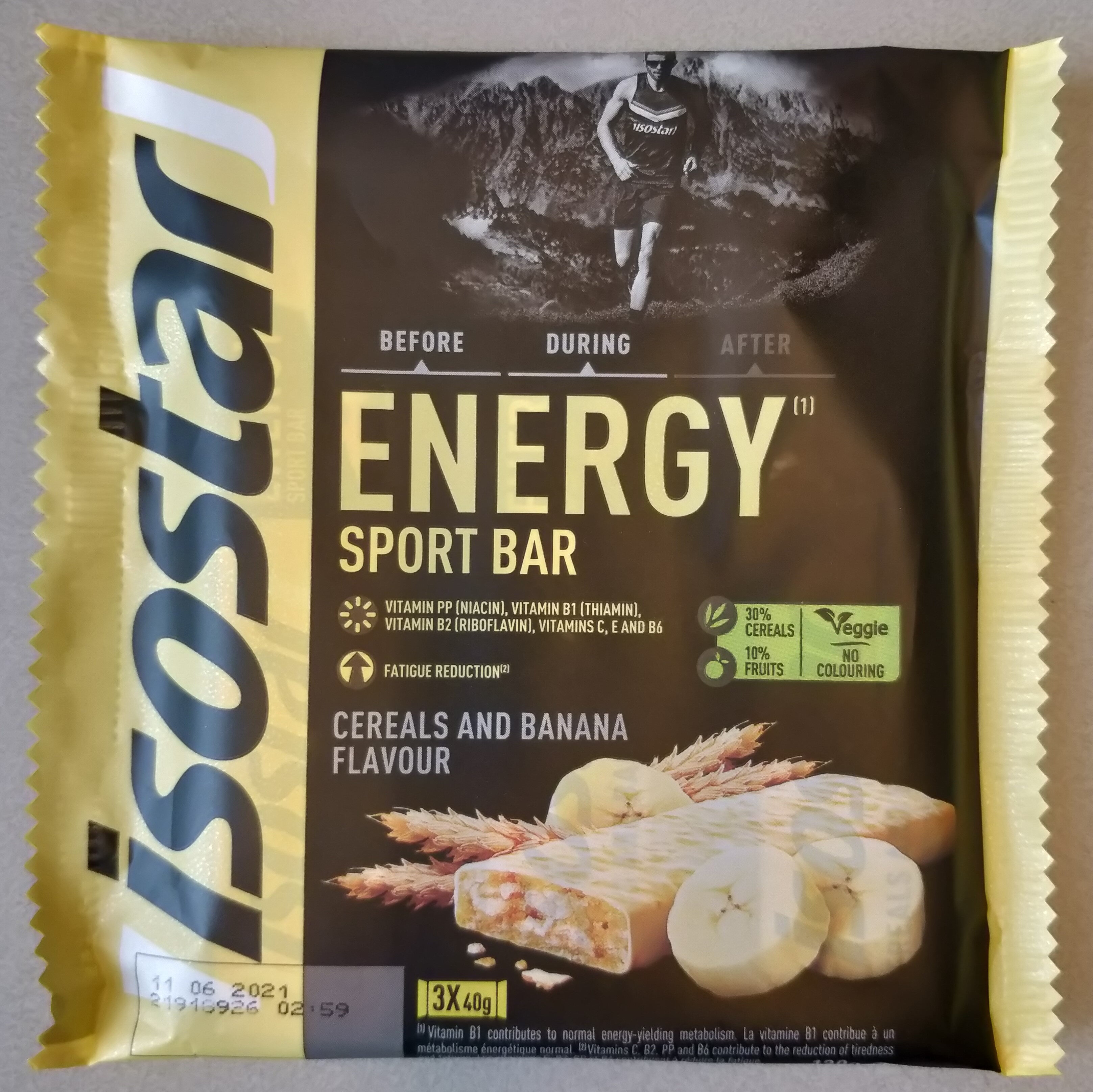 Isostar High Energy Bar Banana - Produit