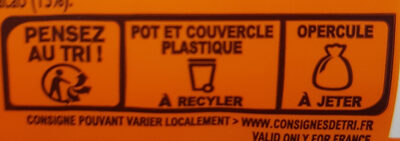 Ovomaltine - Instruction de recyclage et/ou informations d'emballage