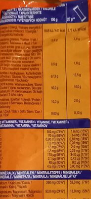 Ovomaltine - Vitamin & Mineral Bars, 5 ct 100g (3.5oz) - Nährwertangaben - fr