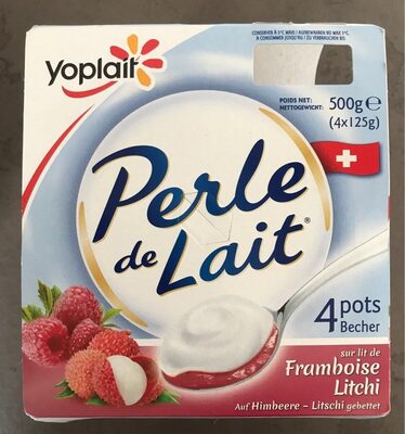 Perle de lait framboise-litschi - Product - fr