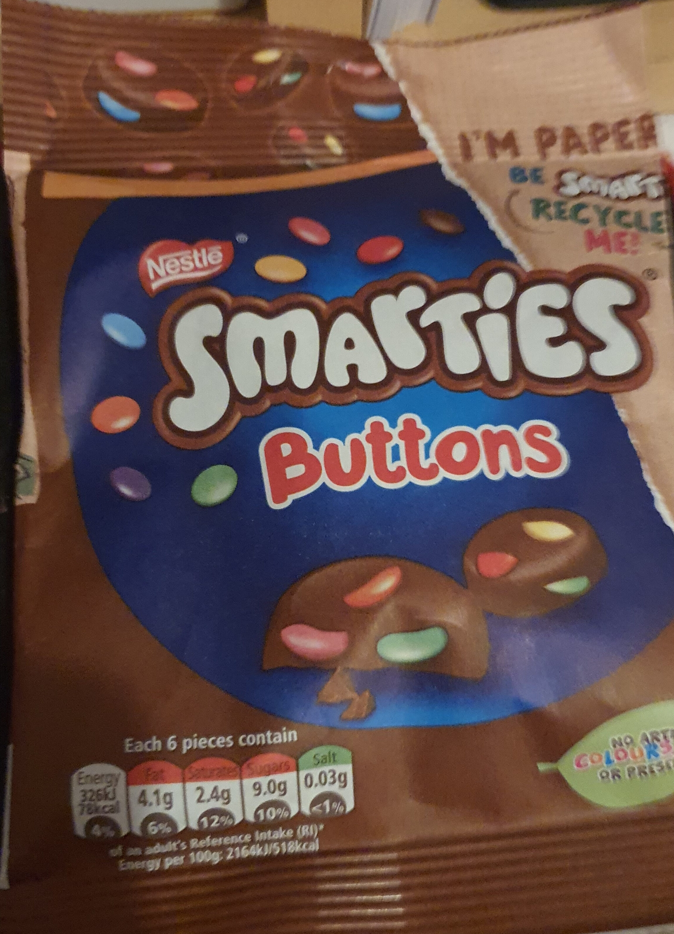 Smarties Buttons - Product