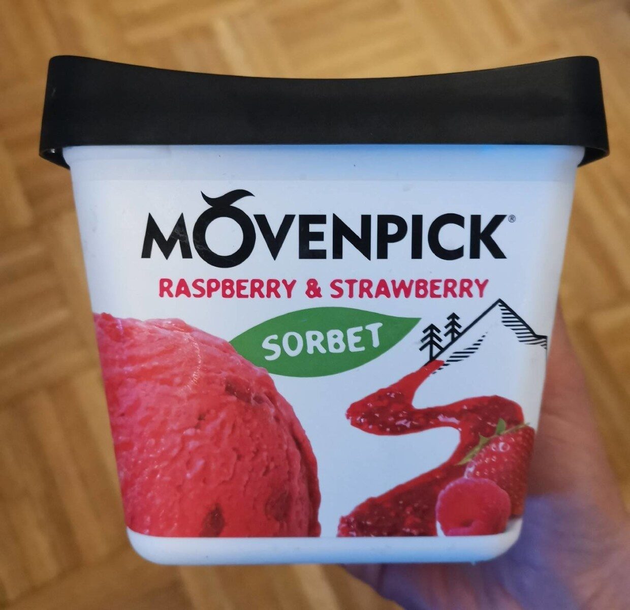 Movenpick Raspberry & Strawberry Sorbet - Produkt - en