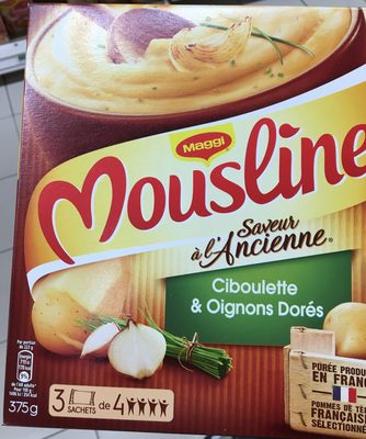 Mousline saveur à l'Ancienne Ciboulette & oignons dorés - Product - fr