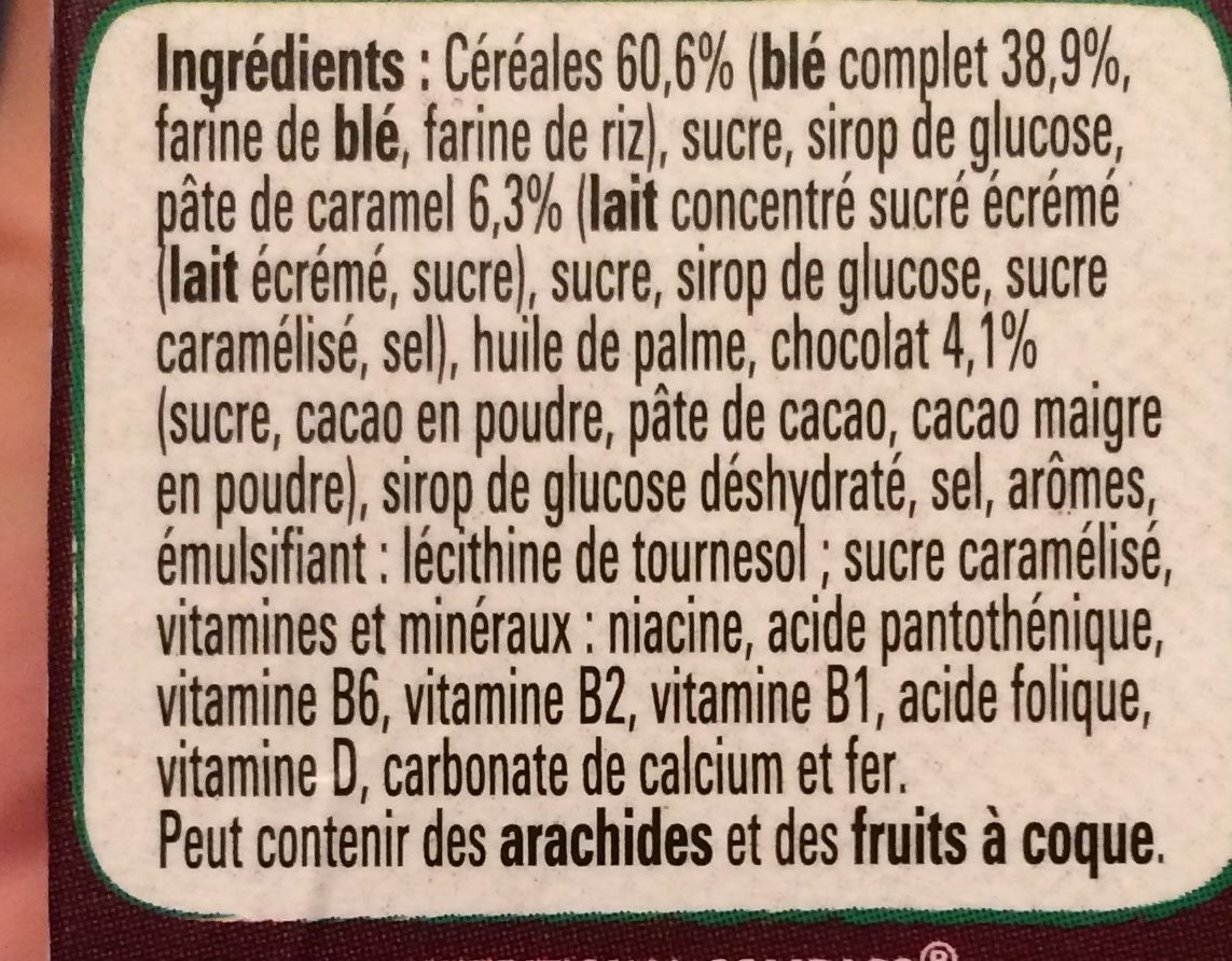 NESTLE MIX Céréales 190g - Ingrediënten - fr