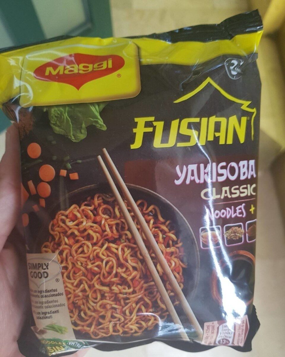 Fusian Yakisoba classico noodles - Producte - es