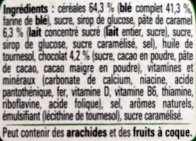 NESTLE LION Céréales 480g - Ingredientes - fr