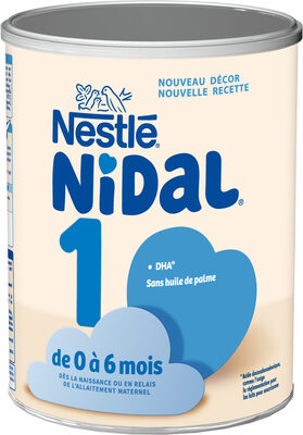 NESTLE NIDAL 1 Lait pour nourrissons 1er âge 800g dès la Naissance - Produkt - fr