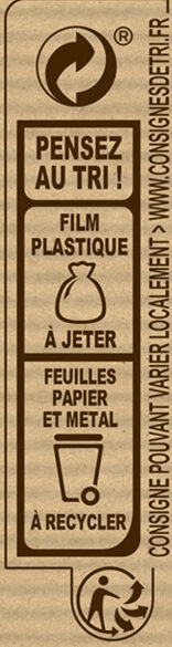 NESTLE DESSERT Caramel 170g - Instrucciones de reciclaje y/o información de embalaje - fr