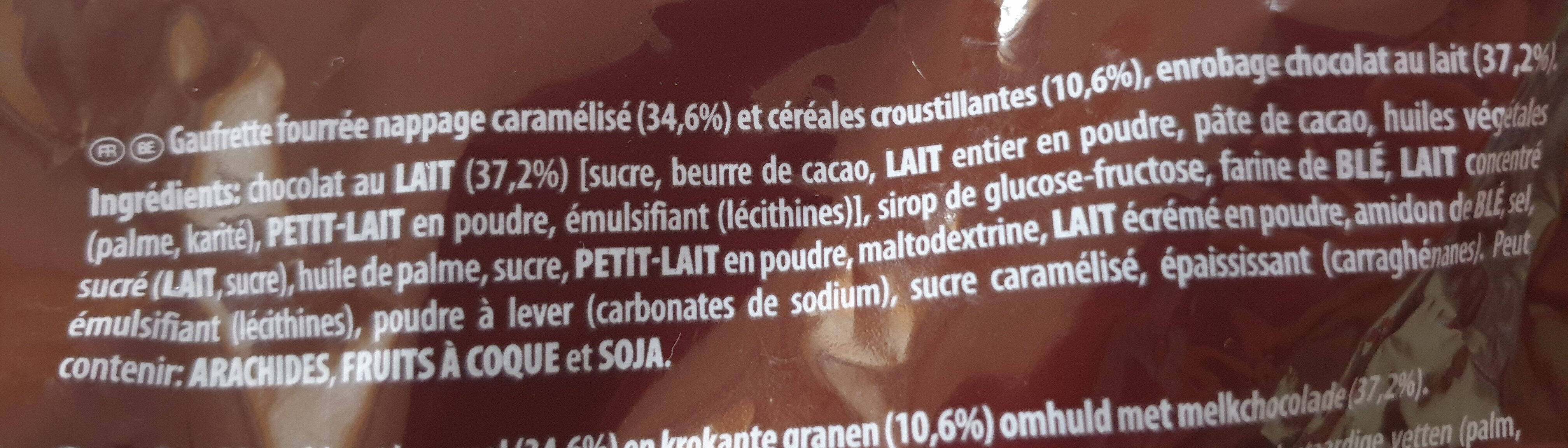 LION MINI Barres chocolatées - sachet 350g - Ingrédients