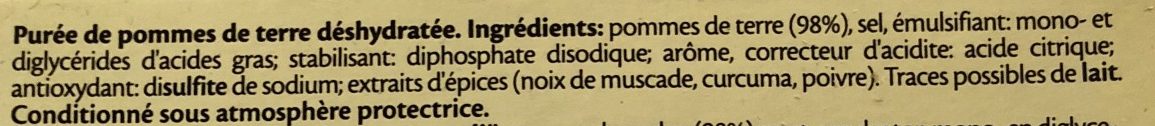 Mousline gourmet - Ingredients - fr