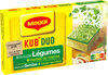 MAGGI Bouillon KUB DUO Légumes + Herbes du marché 105g - Tuote