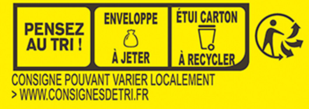 MAGGI Bouillon KUB DUO Légumes + Herbes du marché 105g - Istruzioni per il riciclaggio e/o informazioni sull'imballaggio - fr