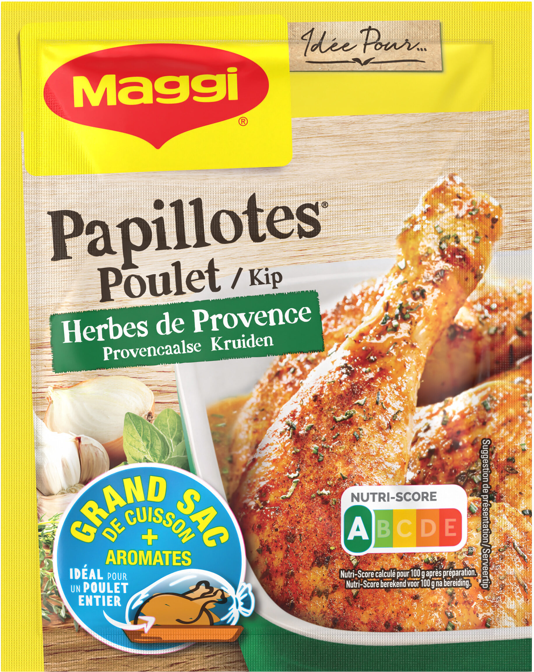 MAGGI Papillotes pour poulet herbes de Provence - Produit
