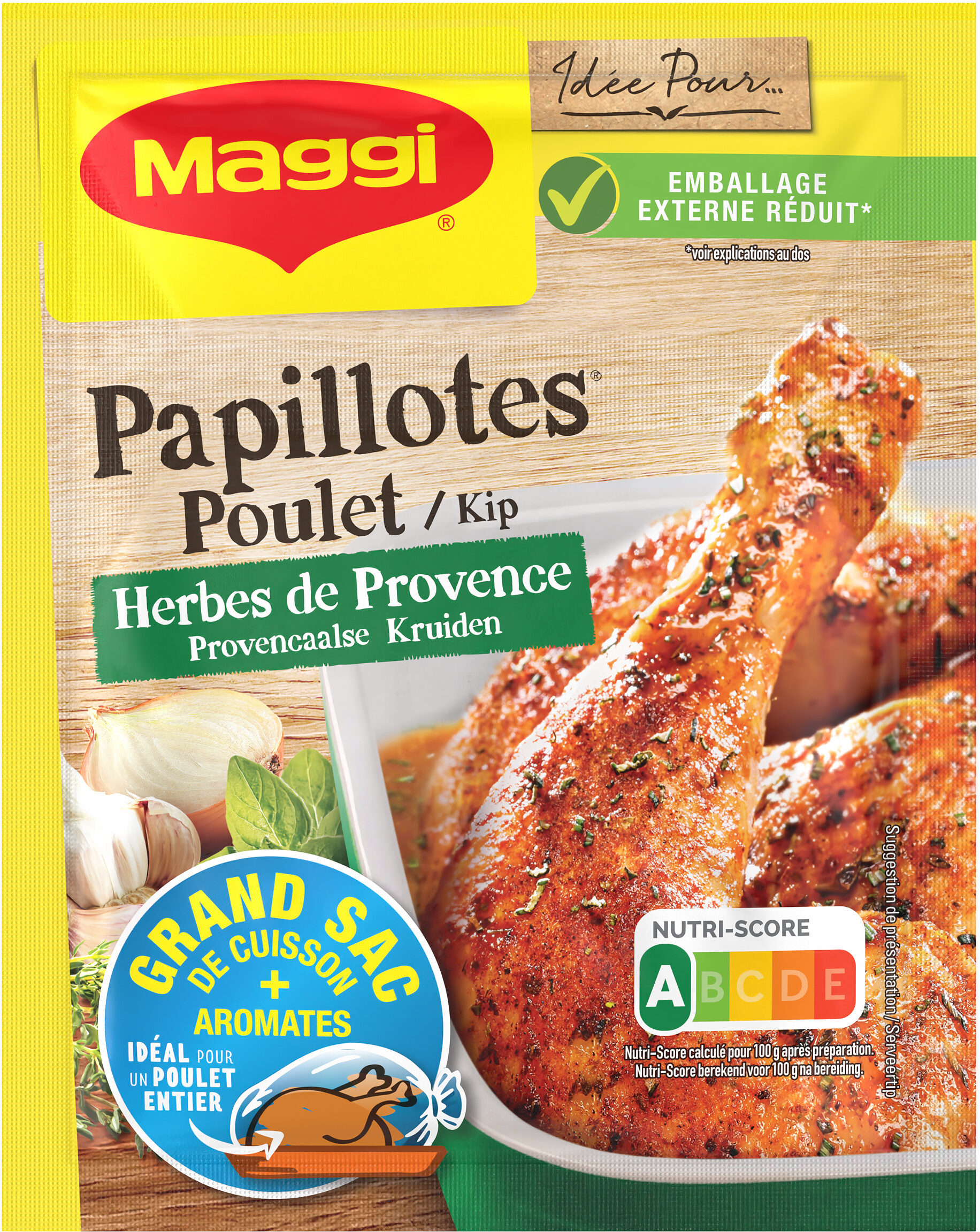 MAGGI Papillotes pour poulet herbes de Provence - Product - fr