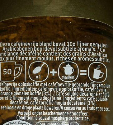 Nescafe Gold Decaf - Voedingswaarden