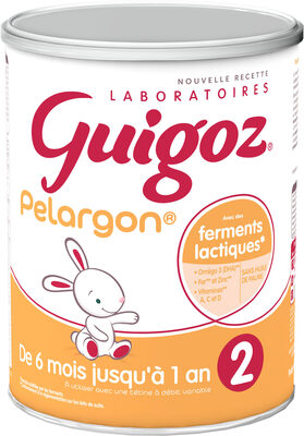 GUIGOZ PELARGON 2 Lait Infantile 2ème âge dès 6 mois 800g - Product - fr