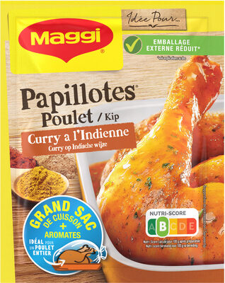 MAGGI Papillotes Poulet Curry à l'indienne 30g - Produkt - fr