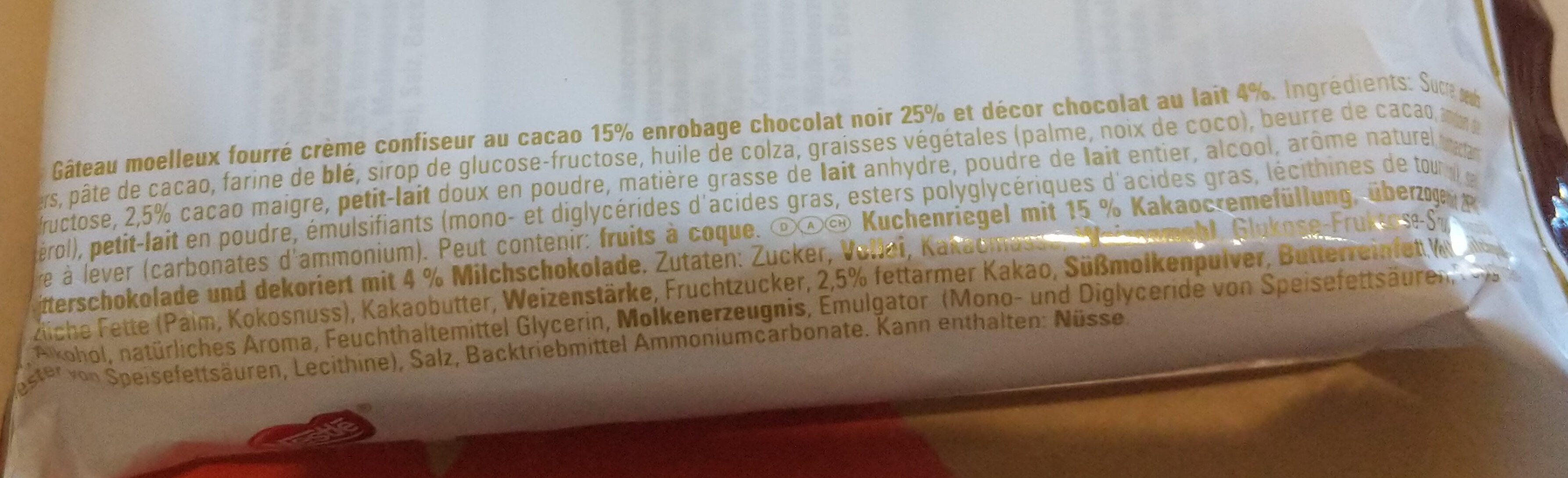 Yes Cacao - Ingrédients