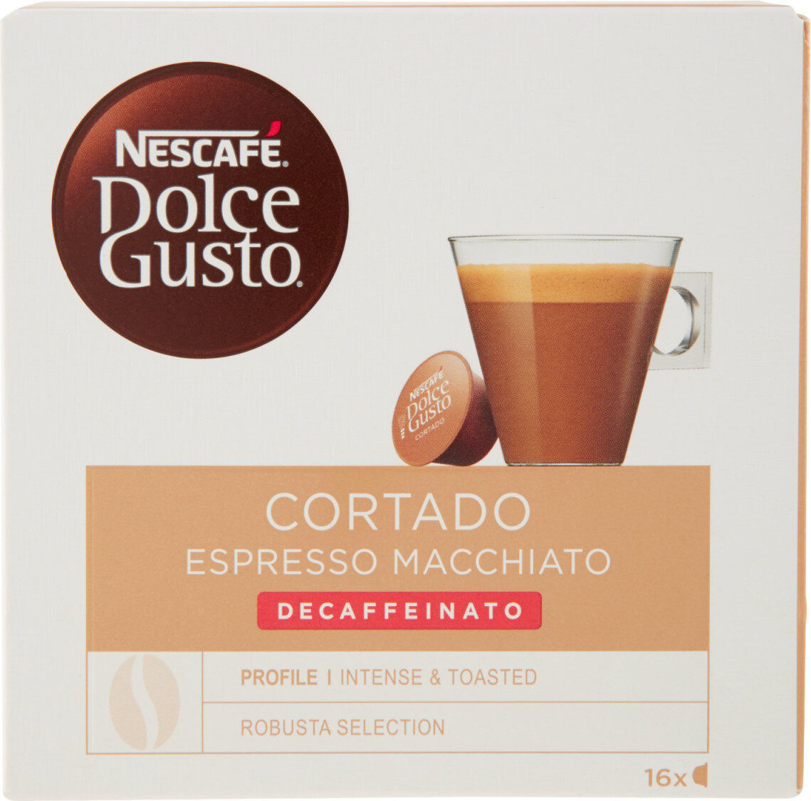 Cortado espresso macchiato decaffeinato caffè - Prodotto - fr