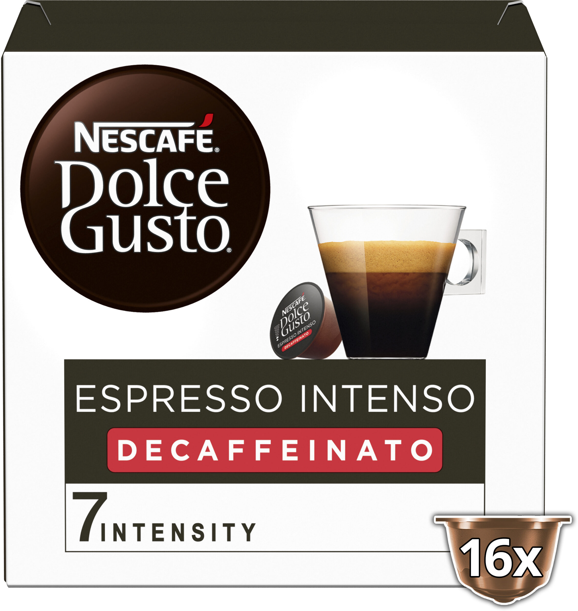 Capsules NESCAFE DOLCE GUSTO Cortado Espresso Decaf 16 Capsules - Prodotto - fr
