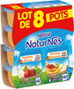 NESTLE NATURNES Compotes Bébé Pommes Poires + Pommes Bananes -8x130g -Dès 4/6 mois - Produkt