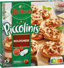 BUITONI PICCOLINIS mini-pizzas surgelées Bolognese 270g (9 pièces) - Producto