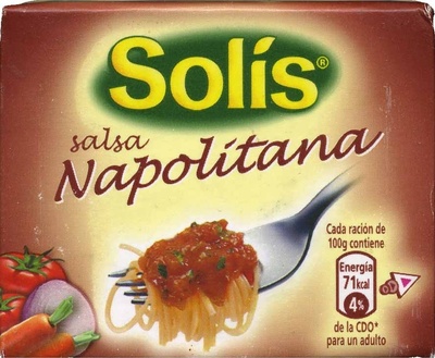 Salsa napolitana "Solís" - Produkt - es