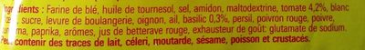 Croustine de Poulet Tomate & Basilic - Ingredientes - fr