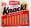 20 Original Knacki, 100 % Pur Porc - Produit