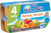 NATURNES Compotes Bébé Pommes Abricots - Produit
