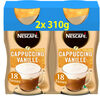 NESCAFE Cappuccino Vanille, Café Soluble, 2 Boîtes de 310g - Product