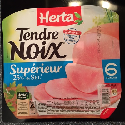Tendre Noix, Supérieur (- 25 % de Sel) 6 Tranches - Product - fr
