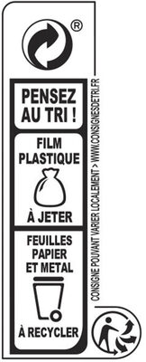 NESTLE DESSERT Noir 2X205g - Instrucciones de reciclaje y/o información de embalaje - fr