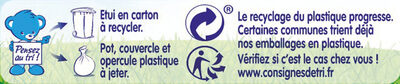 NATURNES Les Sélections Légum du pot-au-feu Bœuf - Dès8mois - Recycling instructions and/or packaging information - fr