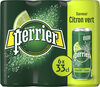 PERRIER eau gazeuse aromatisée citron vert 6x33cl - Product