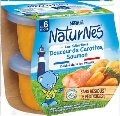 NATURNES Douceur de carottes, Saumon - Product - fr